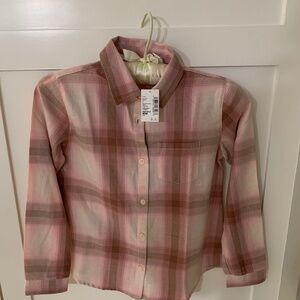 NEW with Tags Girls The Children’s Place Flannel Shirt Medium